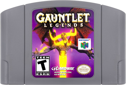 Gauntlet Legends – Nintendo 64 (N64) Front Cover Cartridg Art for Nintendo 64 game 