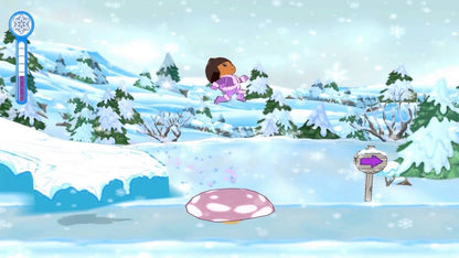 Dora the Explorer: Dora Saves the Snow Princess gameplay art for Nintendo Wii (Wii) video game 