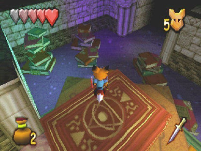 Kingsley’s Adventure retro fantasy action adventure platform game for PlayStation 1 (PS1) gameplay