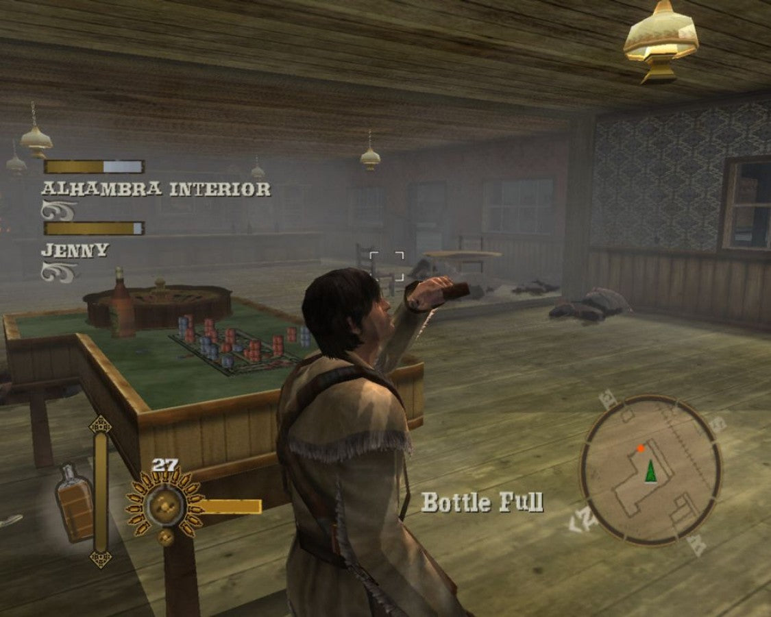 Gun GameCube game featuring Wild West action-adventure gameplay and open-world shooting missions screenshot