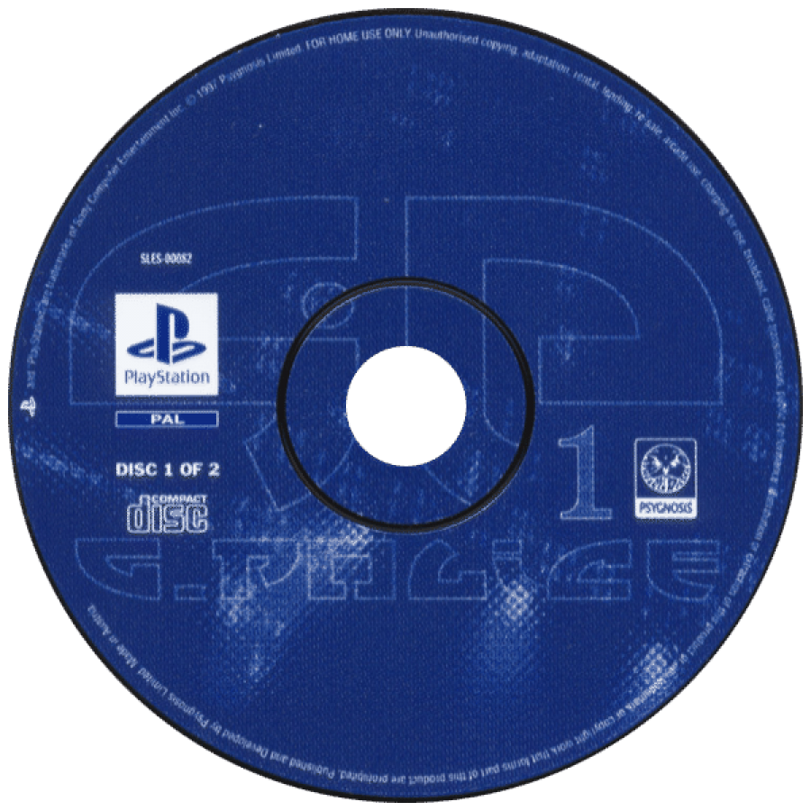 G-Police disc for PlayStation 1 (PS1) retro video game