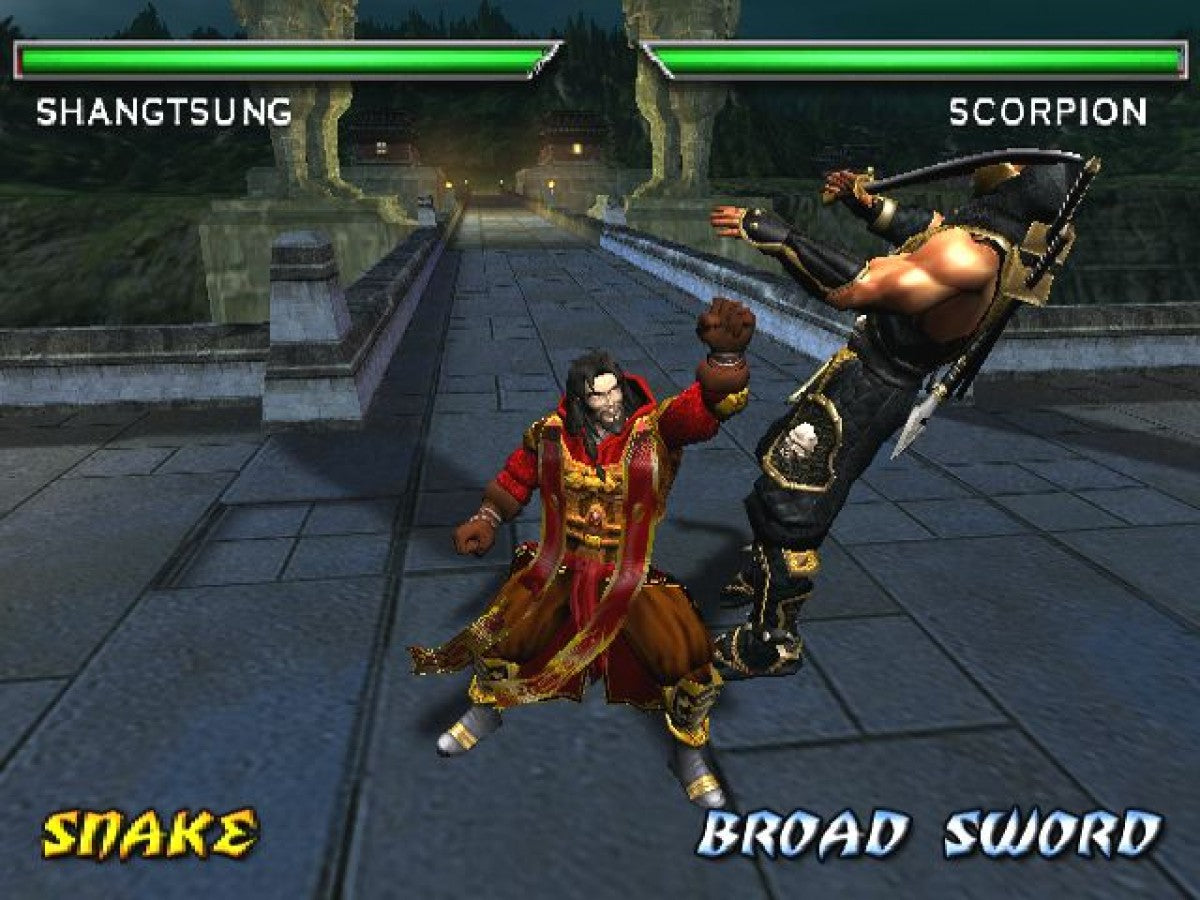 Mortal Kombat Deadly Alliance PlayStation 2 (PS2) fighting video game gameplay