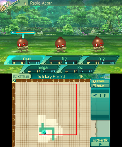 Etrian Odyssey V Beyond the Myth Nintendo 3DS video game featuring dungeon crawling role playing gameplay first person exploration party customization turn based combat map making character classes skill progression and classic Nintendo 3DS gameplay retro video game collection collectible gaming appeal gameplay