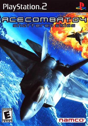 Ace Combat 4: Shattered Skies – PlayStation 2 (PS2) cover art for video game for PS2