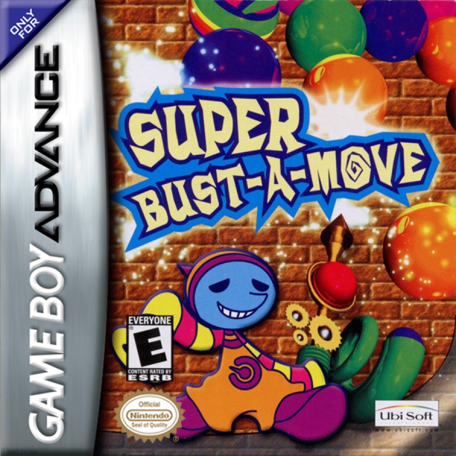 Super Bust-A-Move cover art for Game Boy Advance (GBA) video game