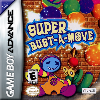 Super Bust-A-Move cover art for Game Boy Advance (GBA) video game