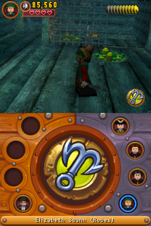 LEGO Pirates of the Caribbean: The Video Game gameplay for Nintendo DS (DS) action adventure video game