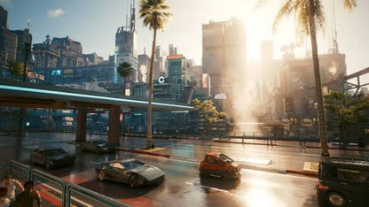 Cyberpunk 2077 Ultimate Edition PlayStation 5 PS5 for open world action role playing video game fans featuring futuristic Night City exploration first person combat cybernetic upgrades character customization branching storylines vehicles side missions and Phantom Liberty expansion content immersive sci fi gameplay and collectible gaming appeal gameplay