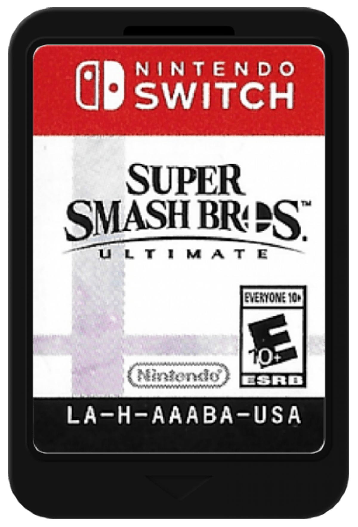 Super Smash Bros Ultimate cartridge for Nintendo Switch fighting game