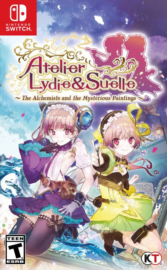 Atelier Lydie & Suelle Nintendo Switch for role playing video game fans featuring turn based combat alchemy crafting colorful anime inspired visuals fantasy adventure character progression item synthesis exploration engaging JRPG gameplay collectible gaming appeal box art front