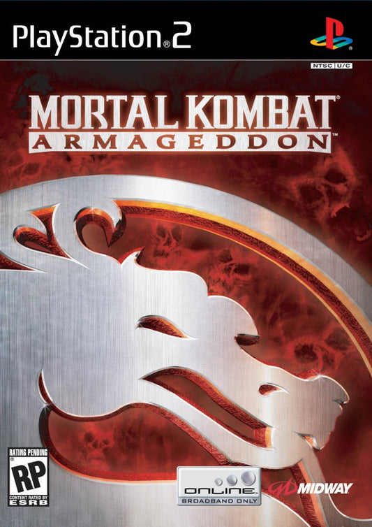 Mortal Kombat Armageddon cover art for PlayStation 2 (PS2) video game