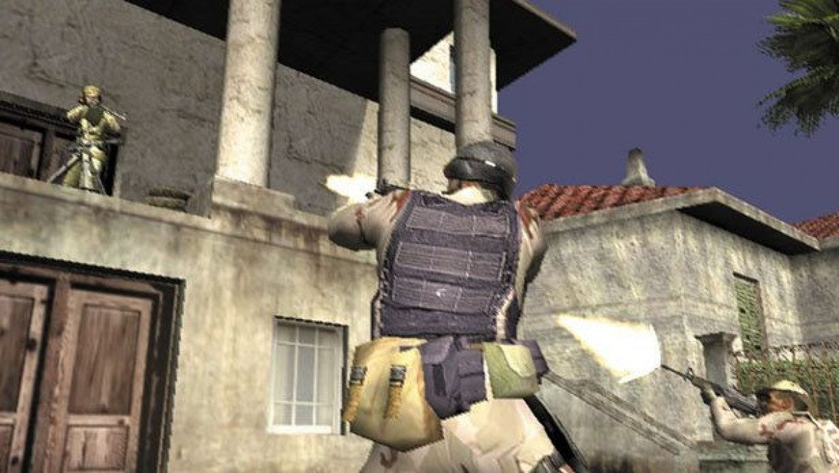 SOCOM II: U.S. Navy Seals – PlayStation 2 (PS2) video game gameplay, tactical shooter.