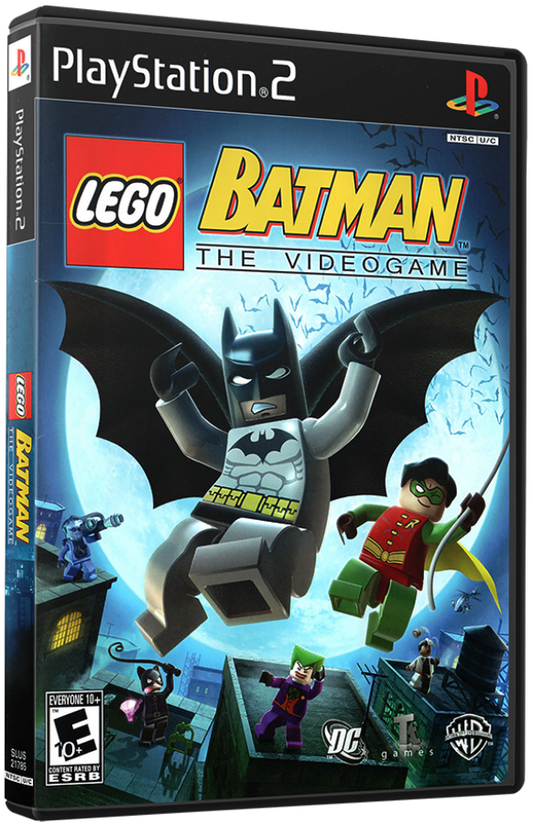 LEGO Batman: The Videogame cover art for PlayStation 2 (PS2) video game