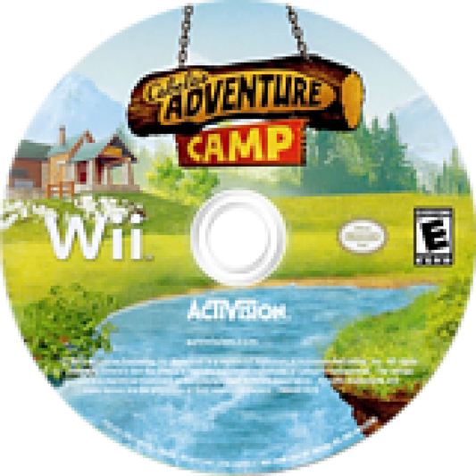 Cabela's Adventure Camp disc cover art for Nintendo Wii (Wii) video game 