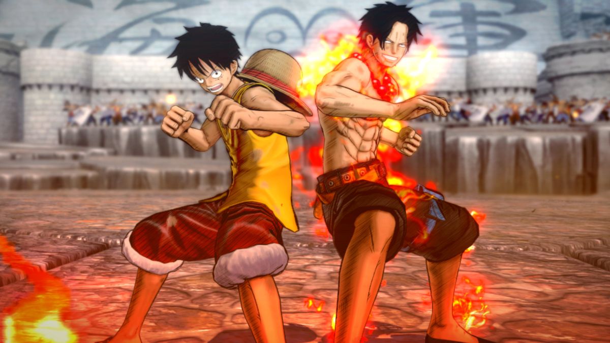 One Piece Burning Blood retro PlayStation 4 video game One Piece anime fighting game pirate battles action combat multiplayer console title PlayStation 4 release gameplay