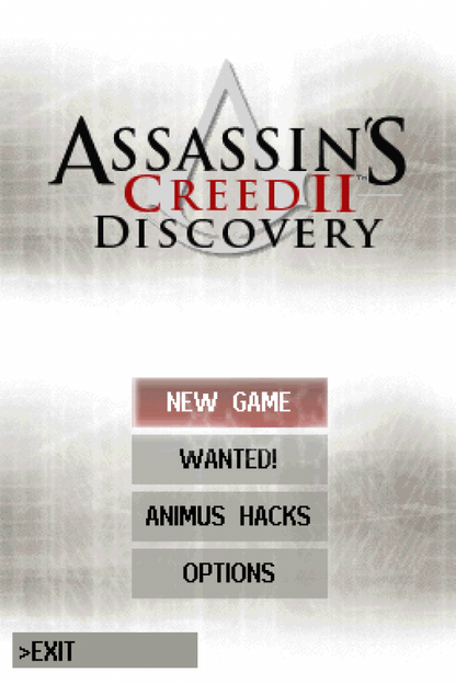 Assassin’s Creed II Discovery for Nintendo DS side scrolling action adventure game featuring stealth platforming missions historical settings puzzle elements and a unique handheld Assassin’s Creed gameplay experience gameplay