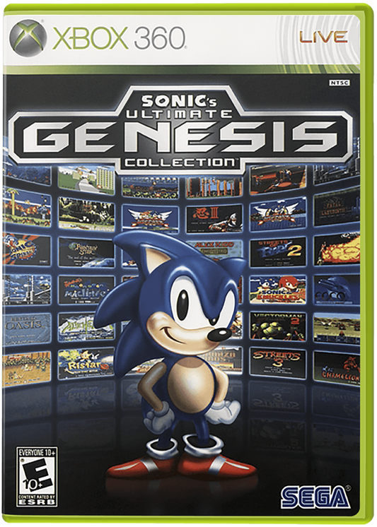 Sonic's Ultimate Genesis Collection [Platinum Hits] cover art for Xbox 360 (X360) video game