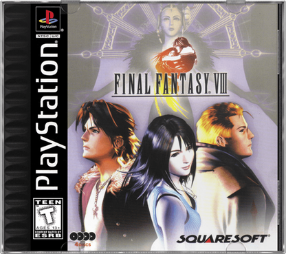 Final Fantasy VIII cover art for PlayStation 1 (PS1) video game