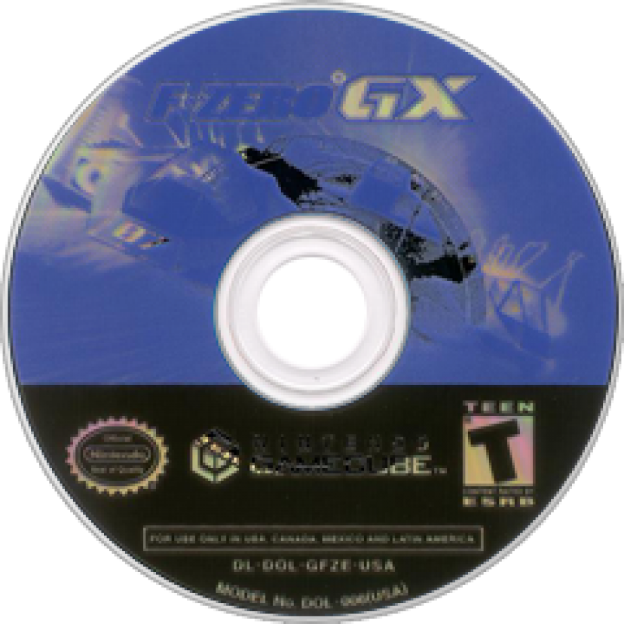 F-Zero GX – GameCube (GC) Front Cover Disc Art for this GamecCube Video Game