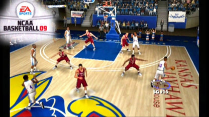 NCAA Basketball 09 – PlayStation 2 (PS2) college basketball sports video game gameplay