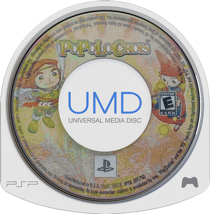 PoPoLoCrois – PlayStation Portable (PSP) disc Cover Art for this playstation portable psp game 