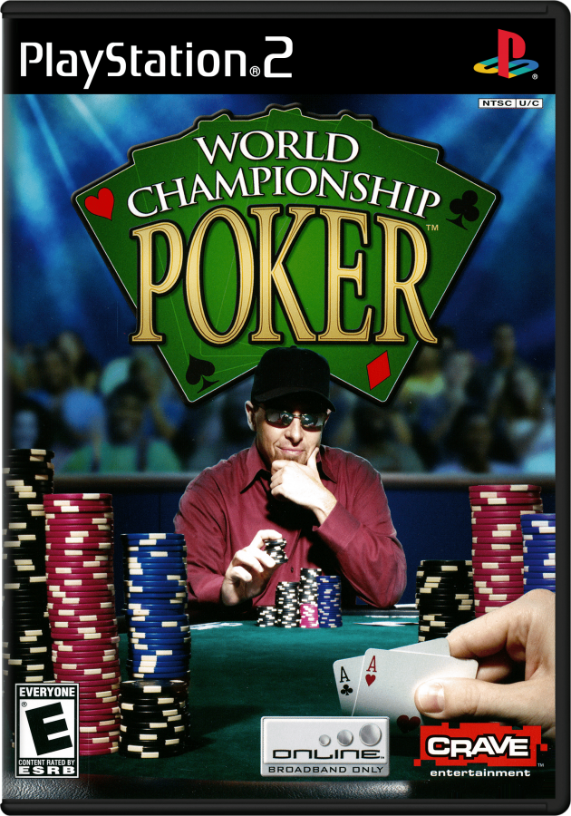 World Championship Poker – PlayStation 2 (PS2) video game cover image, poker simulation.