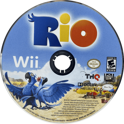 Rio – Nintendo Wii (Wii) party mini-game family adventure video game disc
