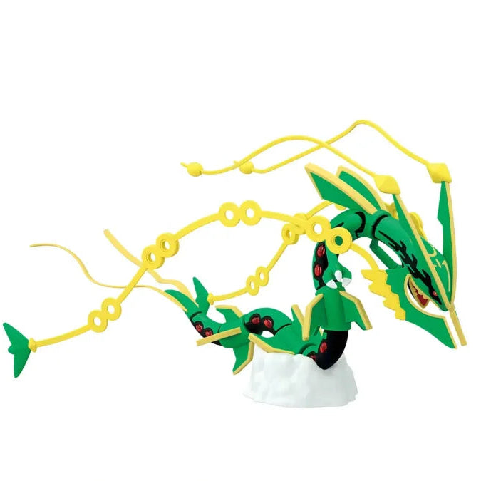 Mega Rayquaza Pokemon model kit Bandai Hobby snap fit easy build plastic model no glue required articulated display figure legendary dragon flying pokemon collectible anime game creature detailed hobby kit gift for fans