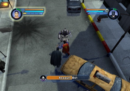Justice League Heroes gameplay for Playstation 2 video game