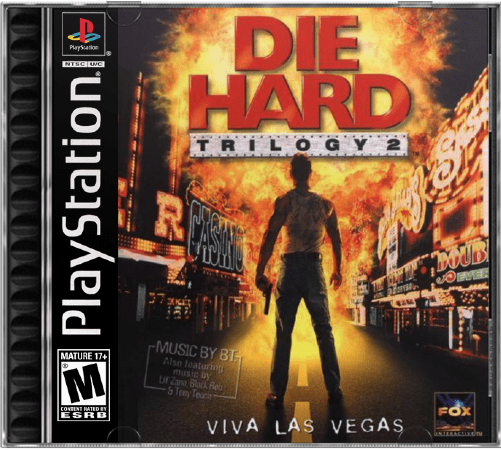 Die Hard Trilogy 2: Viva Las Vegas cover art for PlayStation 1 (PS1) video game