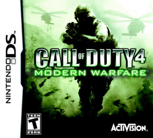 Call of Duty 4 Modern Warfare cover art for Nintendo DS (DS) video game