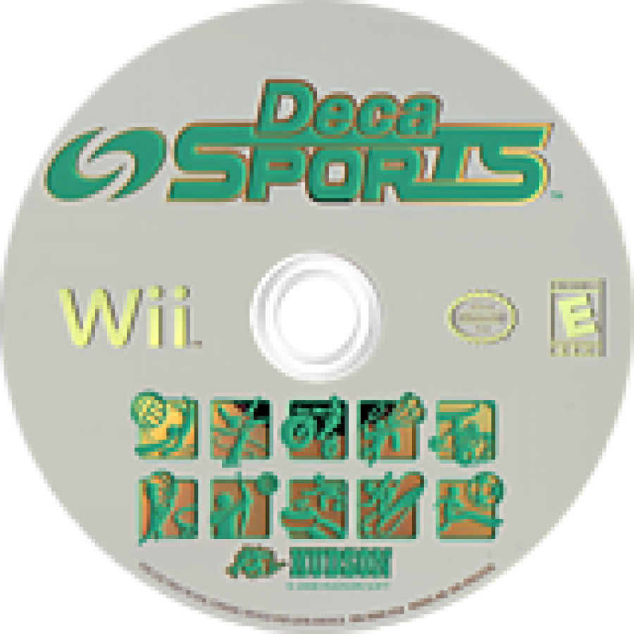 Deca Sports disc art for Nintendo Wii (Wii) video game 