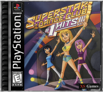 Superstar Dance Club cover art for PlayStation 1 (PS1) music rhythm video game