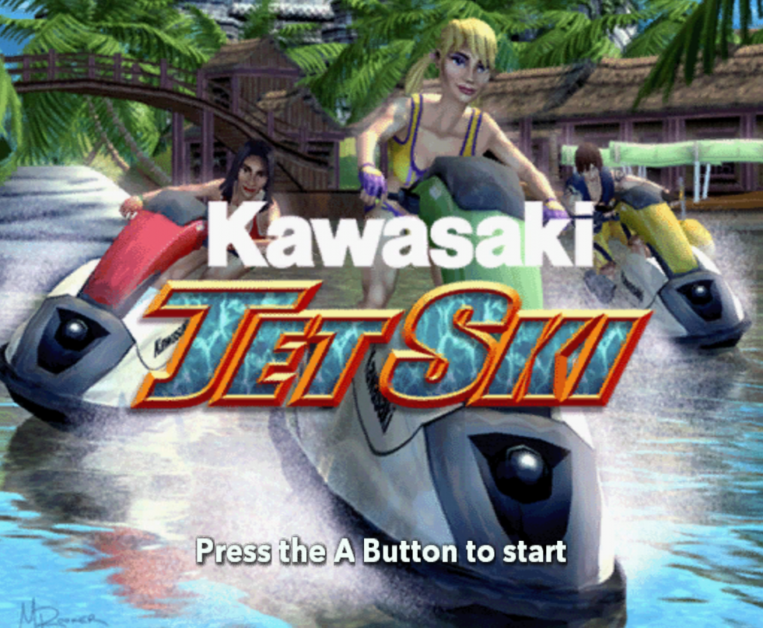 Kawasaki Jet Ski – Nintendo Wii (Wii) personal watercraft racing sports video game title screen