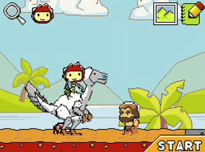 Super Scribblenauts Nintendo DS for retro video game enthusiasts featuring creative puzzle gameplay expansive vocabulary based problem solving imaginative object creation challenging brain teasers family friendly handheld adventure and collectible gaming appeal gameplay 