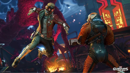 Marvel’s Guardians of the Galaxy Cosmic Deluxe Edition Xbox Series X video game, action adventure, superhero team gameplay, story-driven Marvel title gameplay screenshot