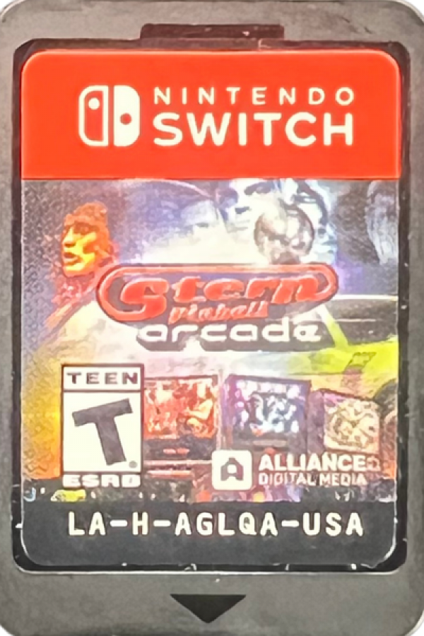 Stern Pinball Arcade Nintendo Switch NS for pinball video game fans featuring realistic digital pinball tables authentic Stern Pinball machines arcade gameplay high score challenges detailed table designs multiple game modes physics based action and portable gaming entertainment collectible gaming appeal cartidge
