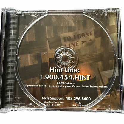 Hogs of War PlayStation 1 PS1 for retro video game enthusiasts featuring turn based strategy gameplay tactical pig warfare destructible environments humorous characters artillery combat single player and multiplayer action and collectible gaming appeal inside of case
