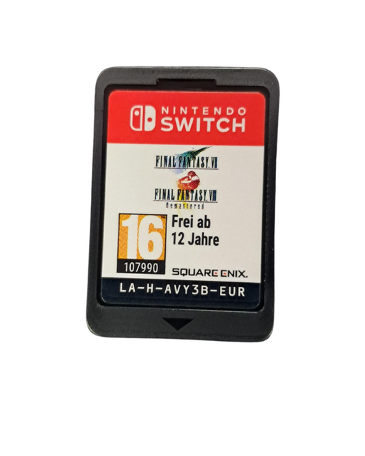 Final Fantasy VII & Final Fantasy VIII Remastered Twin Pack physical release featuring two classic RPGs with updated visuals turn based combat epic storylines and enhanced features in a convenient twin pack collection  cartridge 