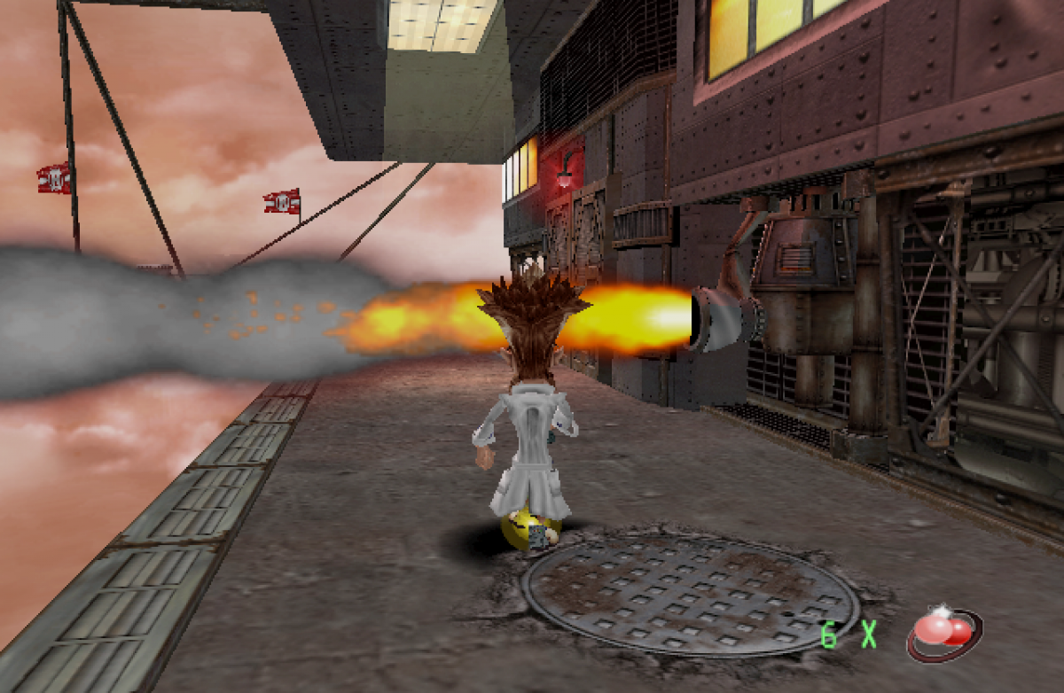 Dr Muto PlayStation 2 retro video game platformer gameplay (2002)