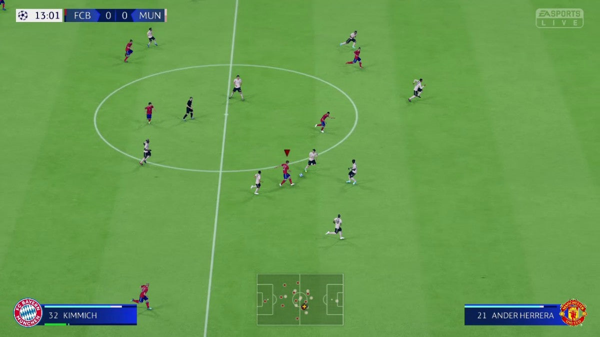 FIFA 19 Nintendo Switch video game, soccer sports simulation, realistic gameplay, multiplayer modes, console title gameplay screenshot