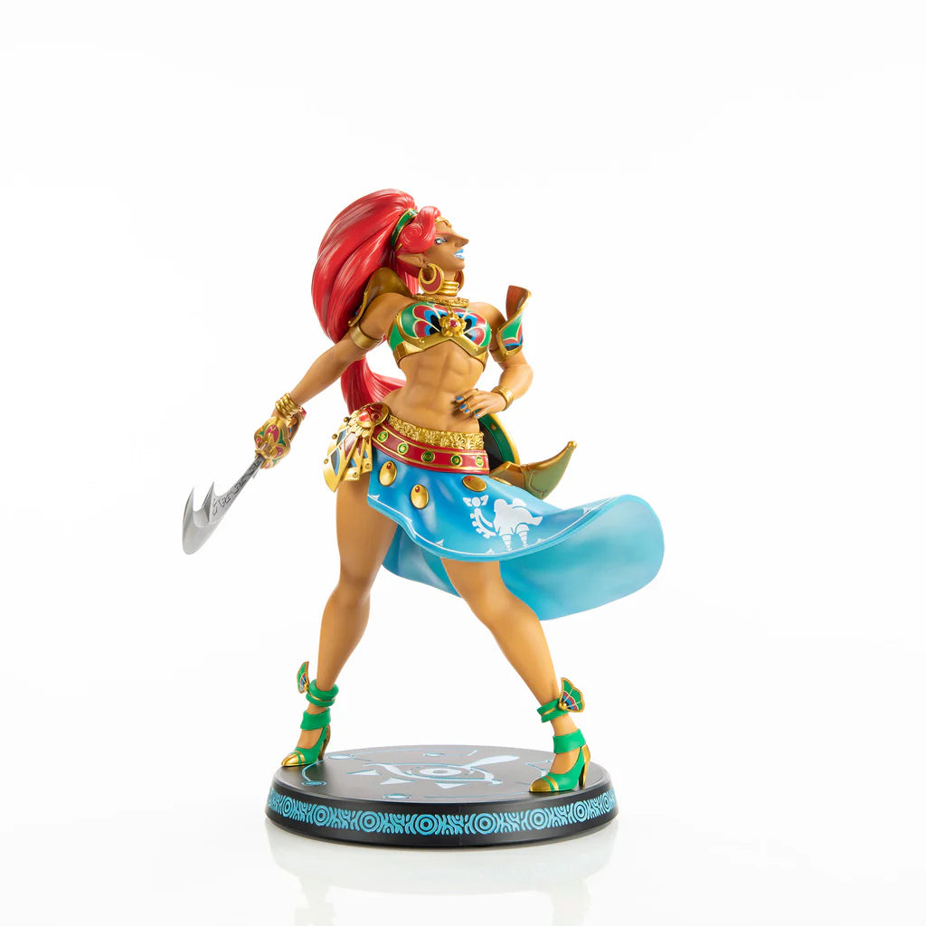 The Legend of Zelda Breath of the Wild Urbosa PVC Statue Standard Edition 11 inches tall Gerudo Champion detailed armor desert shield weapon