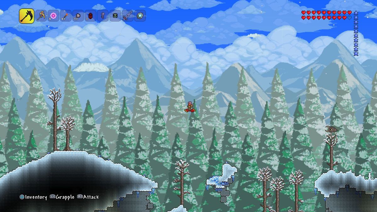 Terraria – PlayStation 4 (PS4) video game gameplay, action-adventure sandbox game