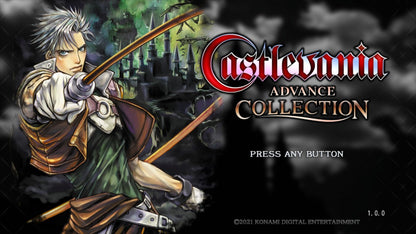 Castlevania Advance Collection Limited Run Dracula X Cover Nintendo Switch NS for action adventure video game fans featuring classic Castlevania titles Metroidvania exploration gothic environments vampire hunting gameplay challenging bosses character abilities collectible edition packaging and retro gaming appeal gameplay