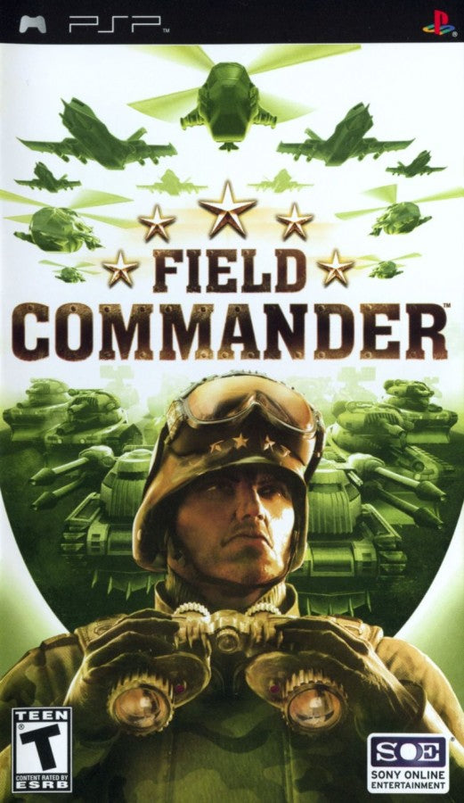 Field Commander – PlayStation Portable (PSP) cover art for turn-based strategy video game