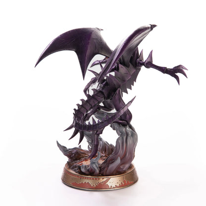 Red Eyes Black Dragon 13" Statue Purple Variant – Figure. Back view of statue