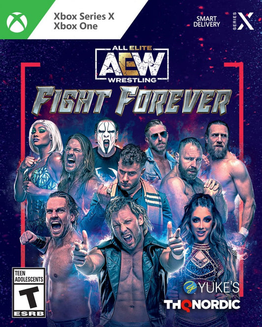 AEW: Fight Forever cover art for Xbox One (XONE) video game