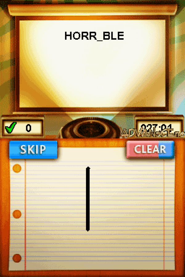 My Word Coach gameplay for Nintendo DS (DS) vocabulary training educational video game