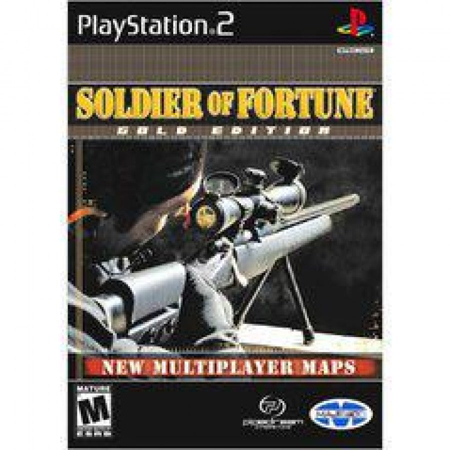 Soldier of Fortune cover art for PlayStation 2 (PS2) video game
