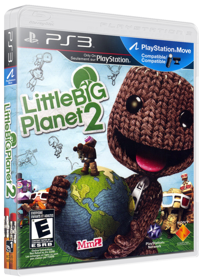 LittleBigPlanet 2 cover art for PlayStation 3 (PS3) video game